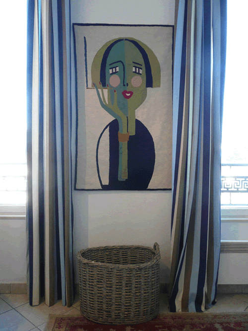 dining area wall hanging apartment in cannes - la missive cannes